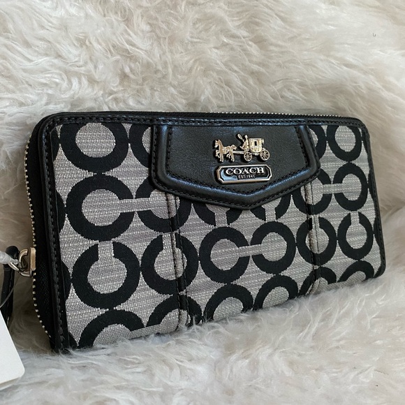 NWT Coach Madison Op Shant Accordian Zipper Wallet 45411 - Picture 2 of 13